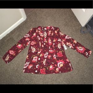 NWT Floral Printed Shirt